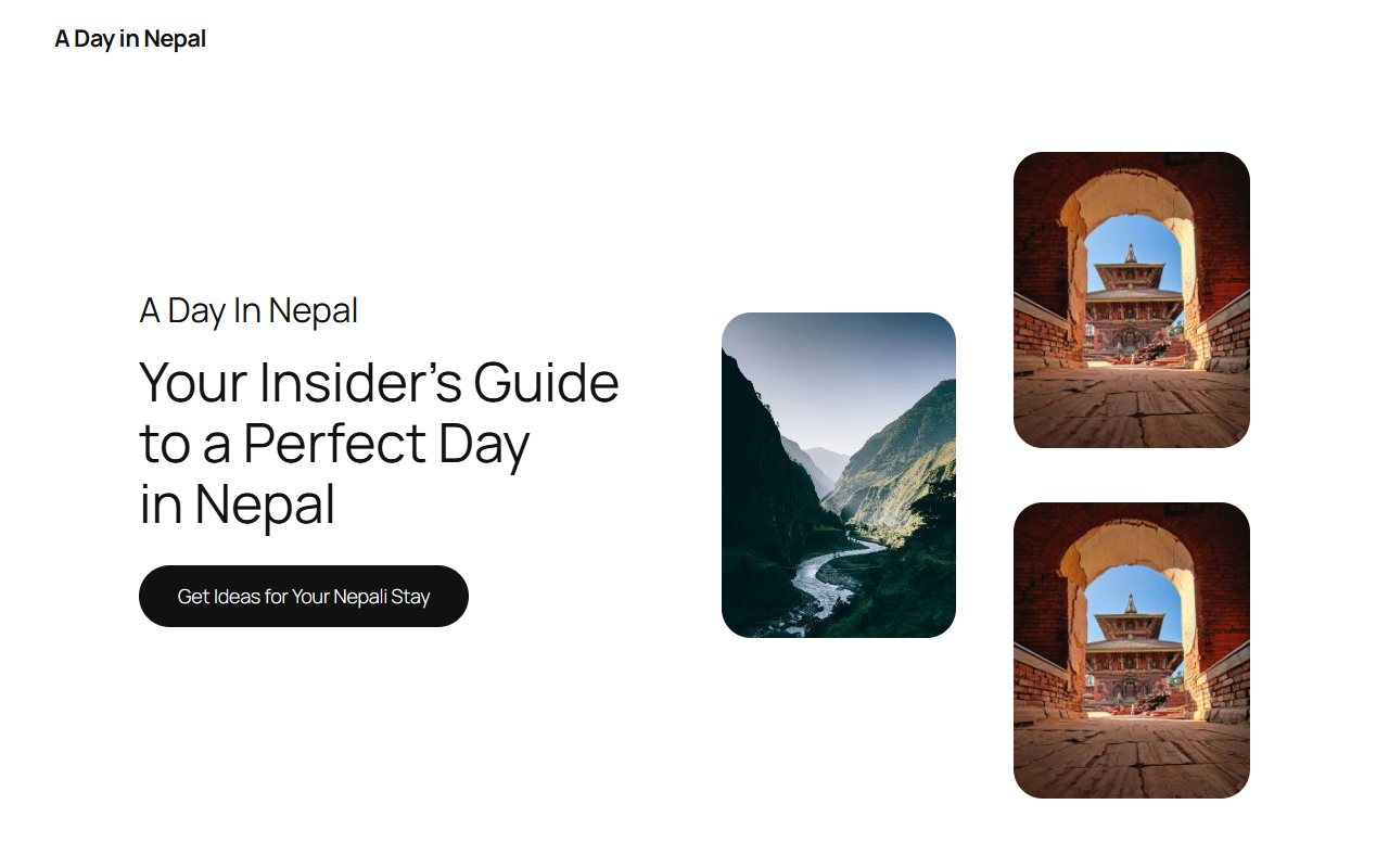 Screenshot of A Day in Nepal
