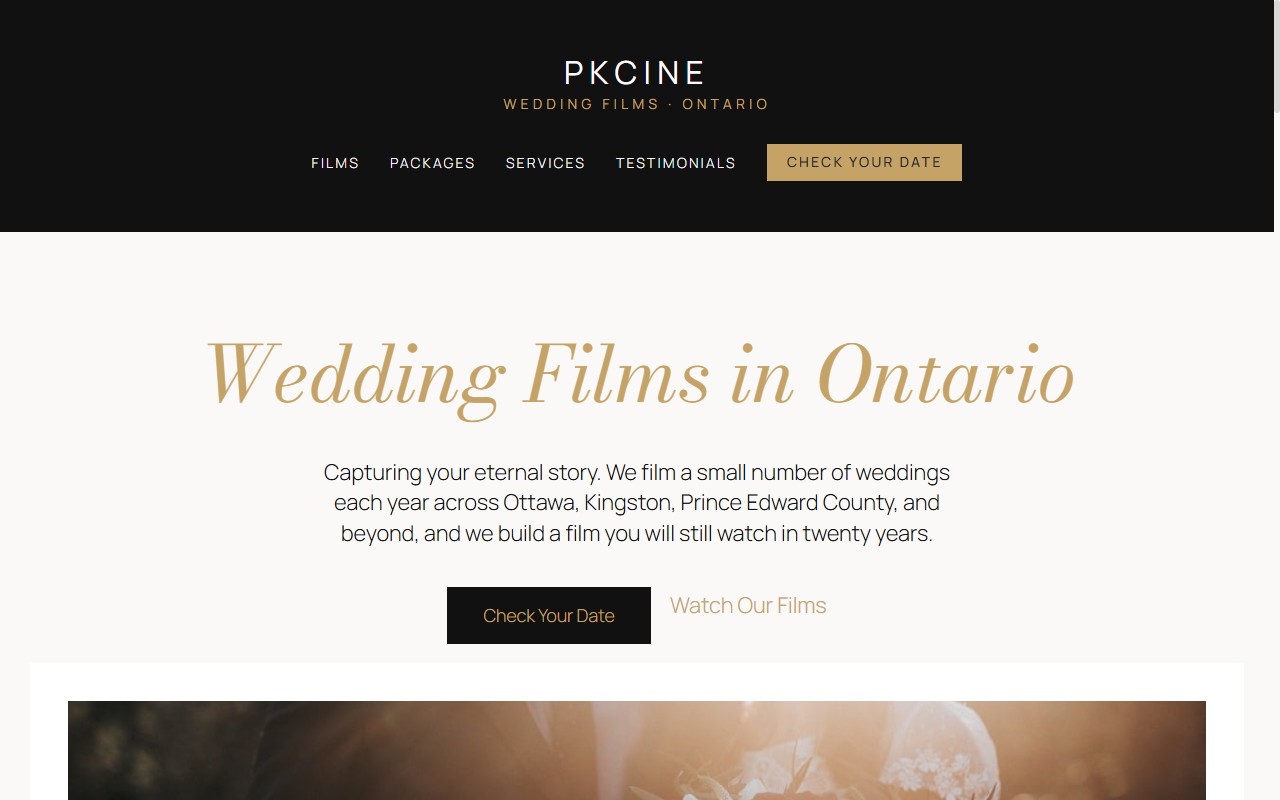 Screenshot of PKCine