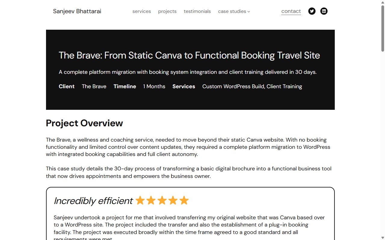 Screenshot of The Brave